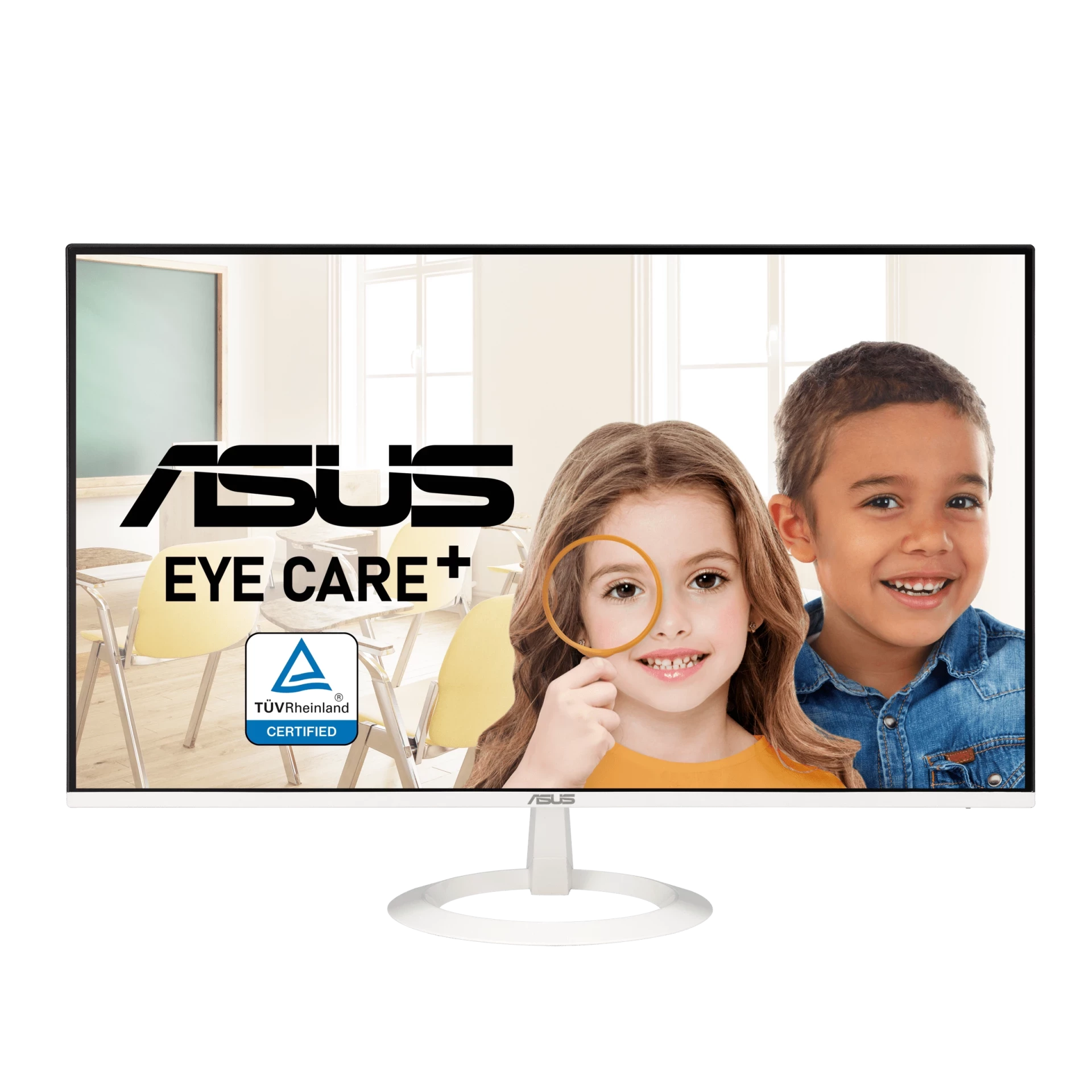 ASUS VZ27EHF-W Monitor Gaming 27" Full HD IPS 100Hz - Senza Cornice, Adaptive-Sync, 1ms, Filtro Luci Blu, Nero