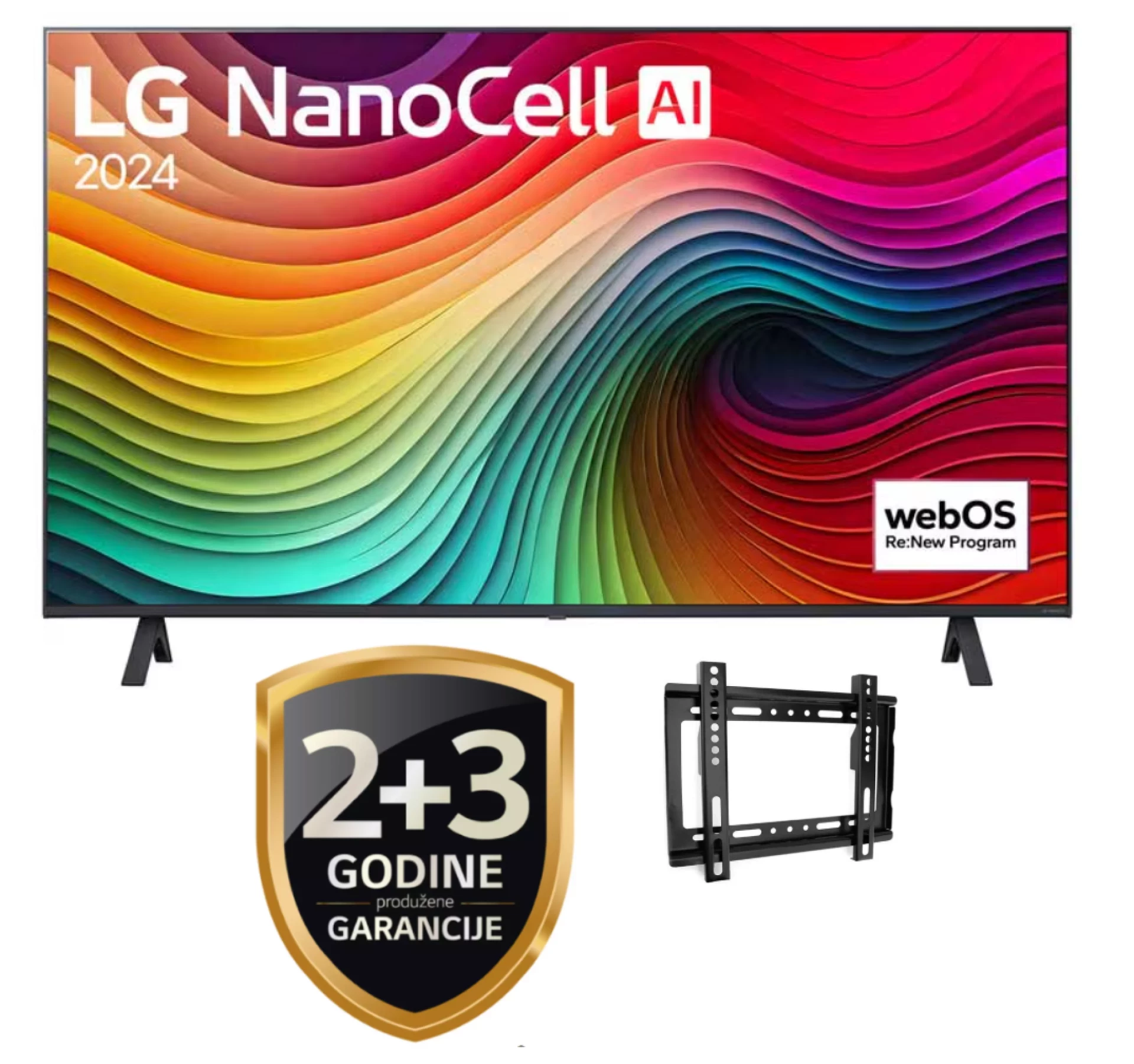 LG NANO81 43 NanoCell AI 4K HDR Smart TV 2024 - 43NANO81T6A | TV World