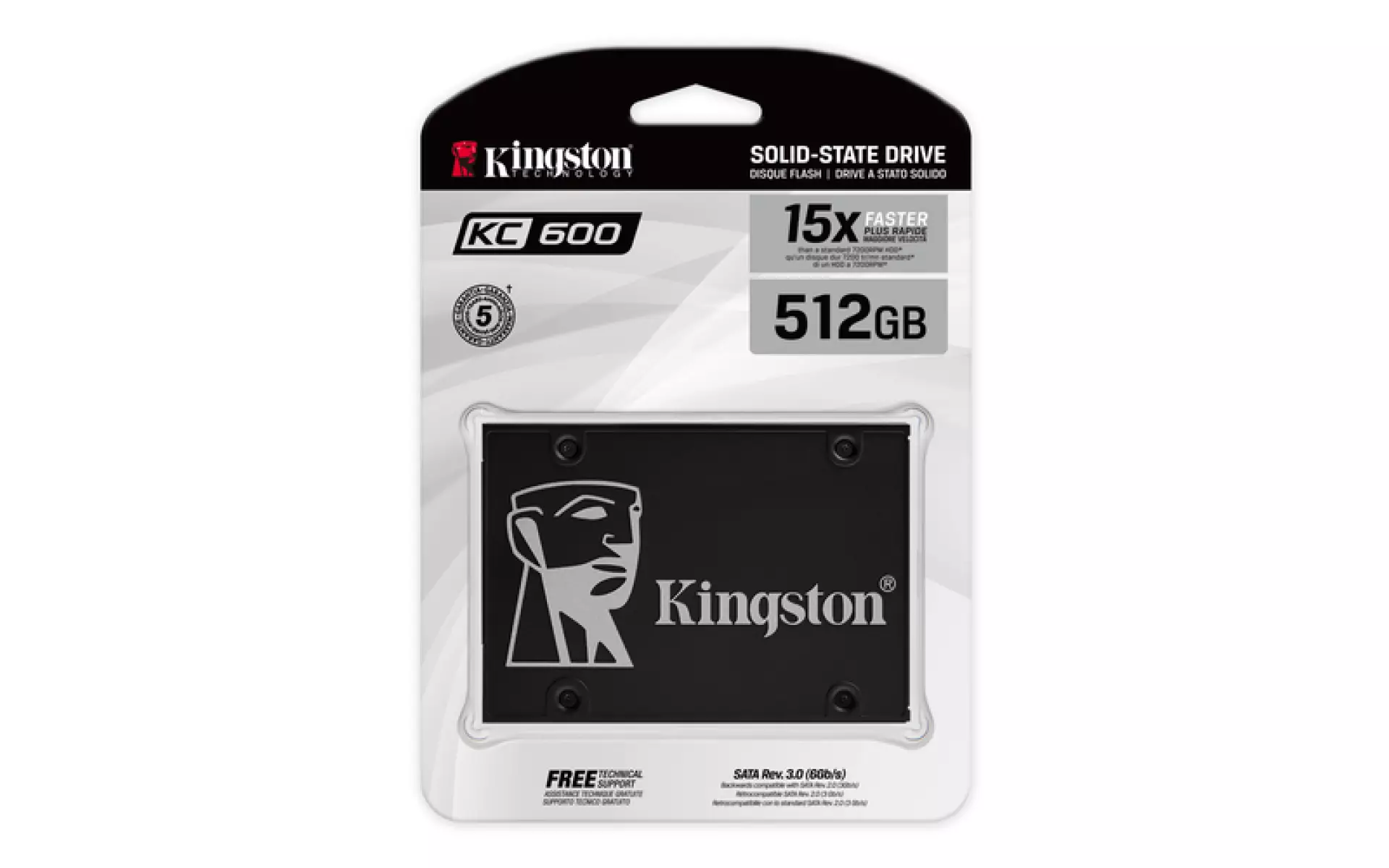 SSD Kingston 512GB 2.5" KC600