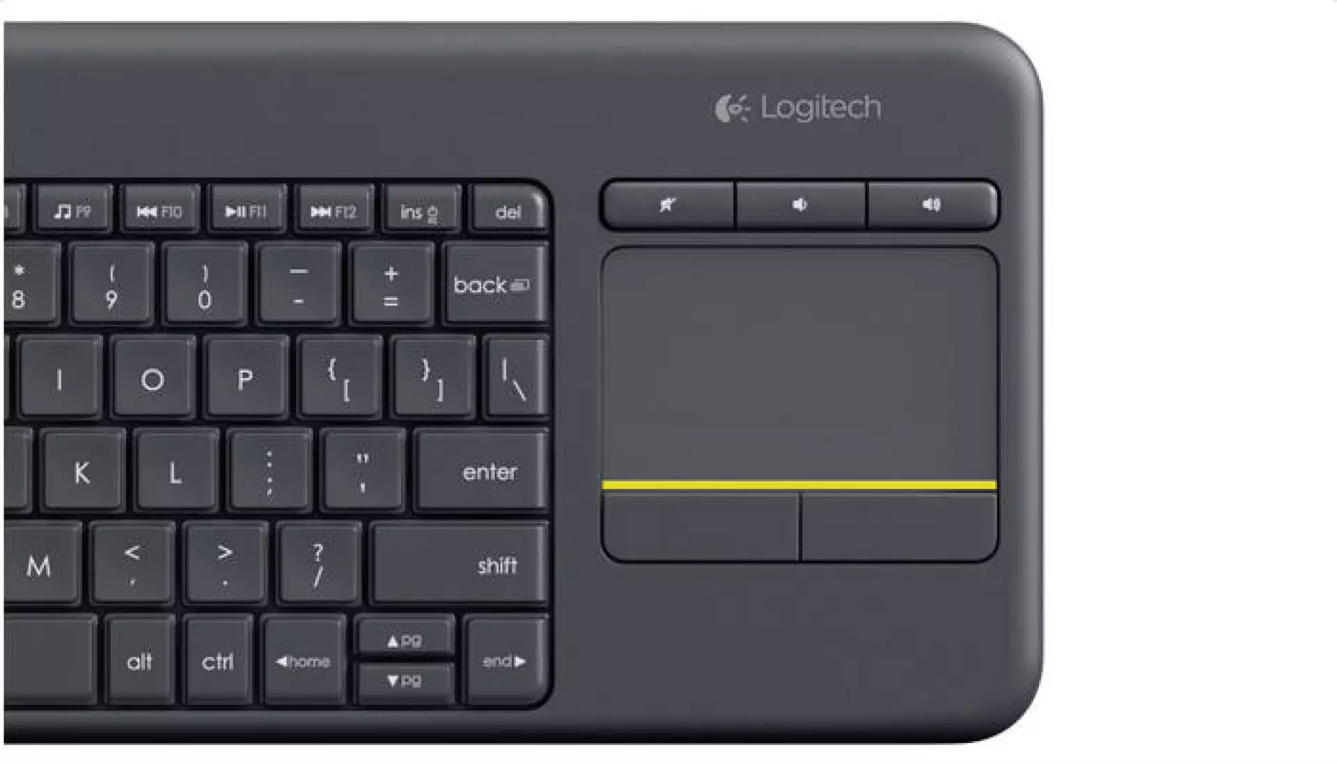 Tipkovnica bežična Logitech K400 + Wireless Touch Keyboard