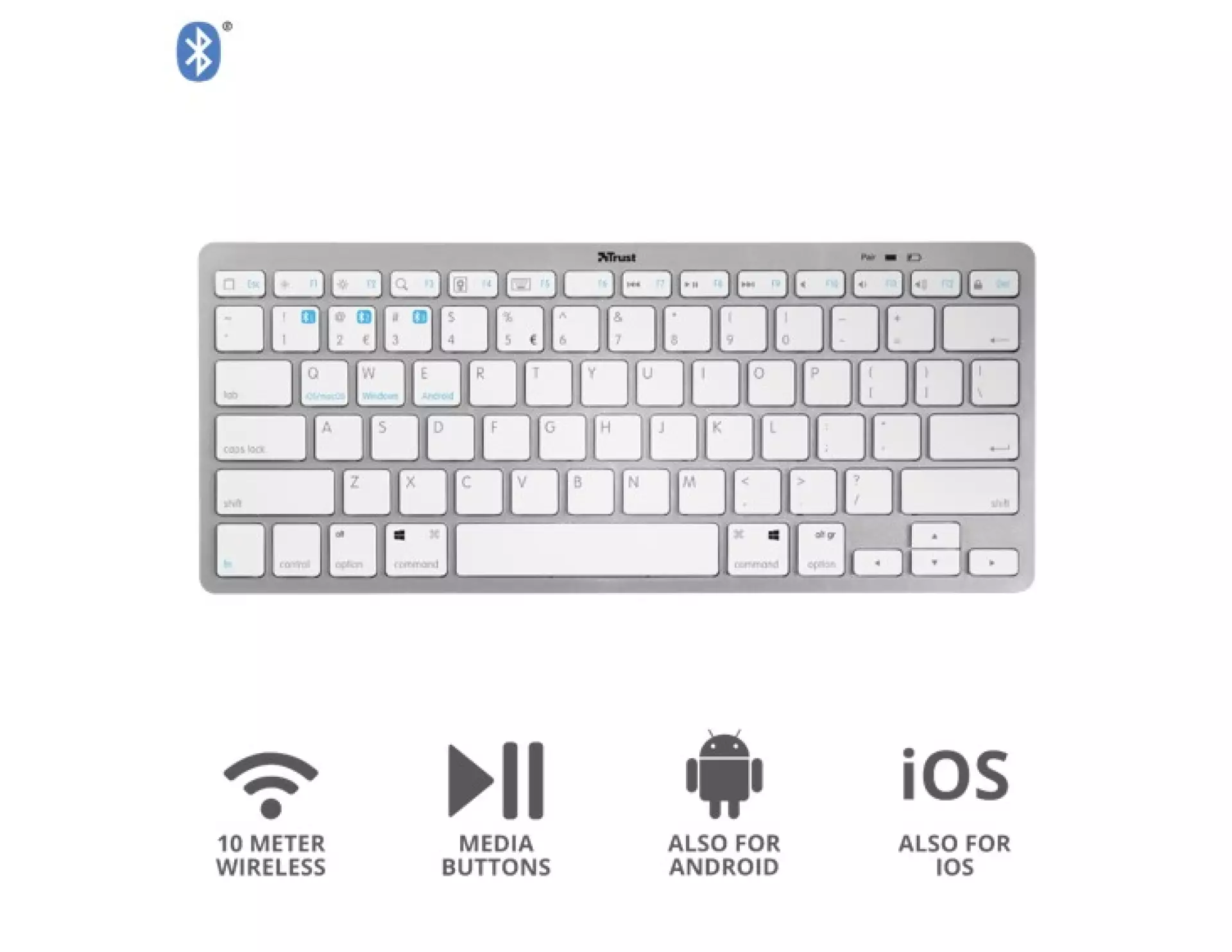 Trust Nado Bluetooth tastatura
