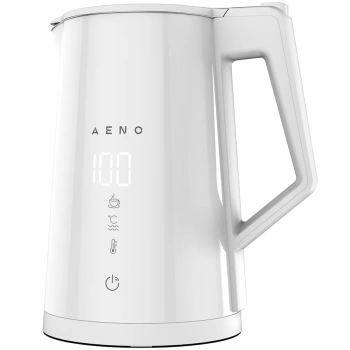 AENO Electric Kettle EK8S Smart: 1850-2200W, 1.7L, Strix, Double-walls, Temperature Control, Keep warm Function, Control via Wi-Fi, LED-display, Non-heating body, Auto Power Off, Dry tank Protection