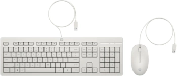 HP 225 Wired MSE and KB G2HP 225 Wired MSE and KB G2HP 225 Wired MSE and KB G2 MOUSE+KB WHIT