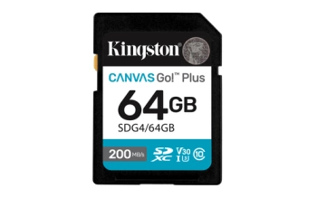 MEM SD 64GB Canvas Go! Plus Kingston SDG4/64GB