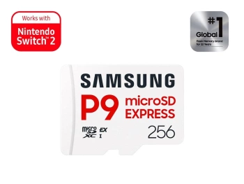 Samsung Micro SD 256GB ExpressP9,up to 800MB/s,works with Nintendo Switch 2