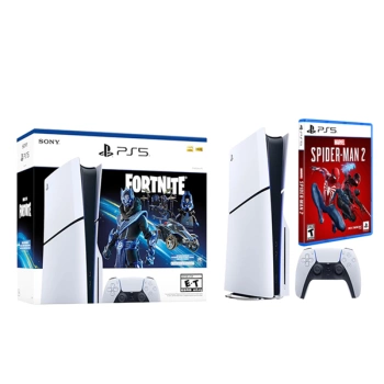 SONY PlayStation 5 Slim Digital Edition D chassis+Fortnite VCH+Marvel's Spider
