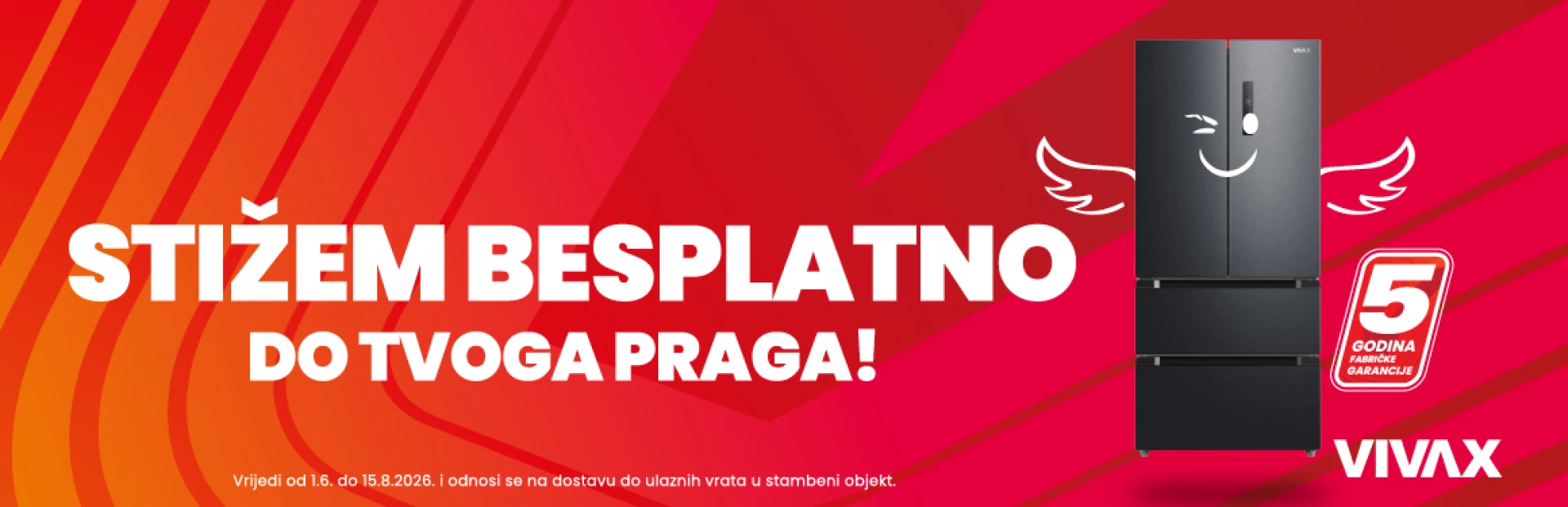 Besplatna dostava frižidera!