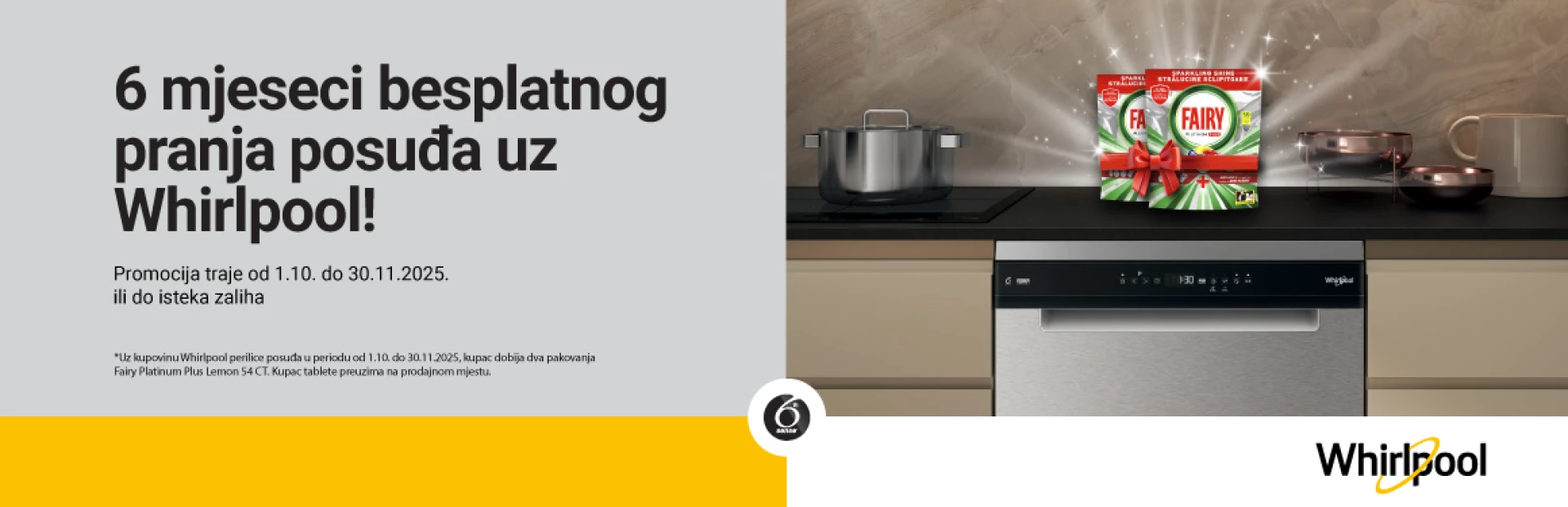 Kupi Whirlpool mašinu za suđe