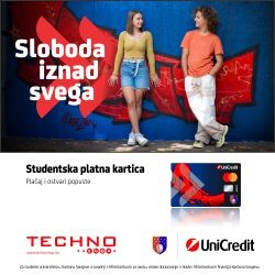 UniCredit studentska platna kartica 