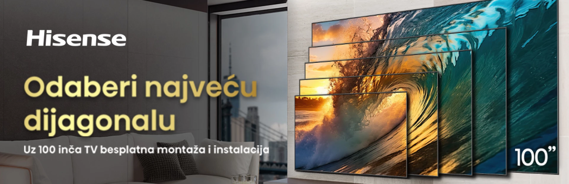 HISENSE 100U7KQ LED - Veličina je bitna!