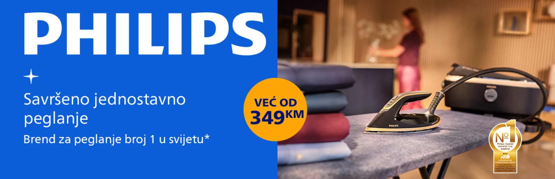 PEGLANJE NIKAD NIJE BILO LAKŠE!