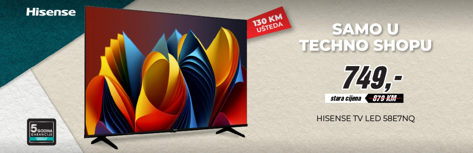Hisense QLED 58” – više boje, više ekrana!